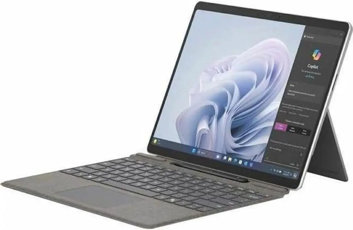 Microsoft Surface Pro 10 Tablet - 13" - vPro Technology - 64 GB - 1 TB SSD - Windows 11-5G - Platinum
