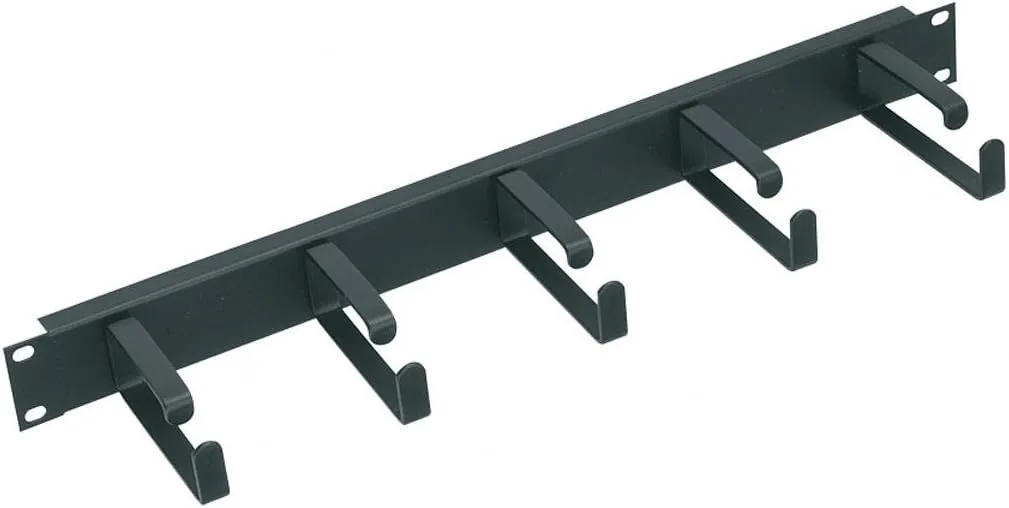 Middle Atlantic HCM1D 1 RU D Ring Horizontal Cable Manager, Black