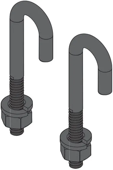Middle Atlantic CLH-JBOLT J-Bolt Kit, One Pair