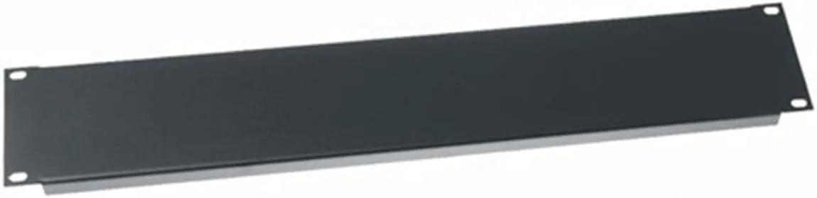 Middle Atlantic 3.5 in. 2 SP Blank Panel Flanged in Black
