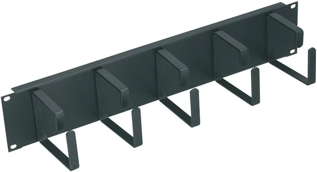 Middle Atlantic HCM2D 2 RU D Ring Horizontal Cable Manager, Black