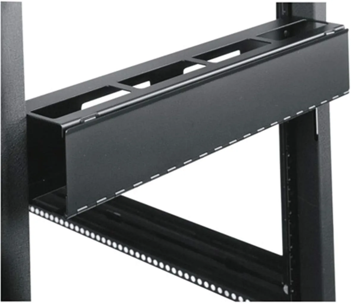 19" W Hinged Horizontal Cable Manager Height: 3.5" H (2U Space)