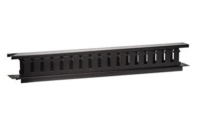 Plastic Horizontal Cable Manager - 2 Inch Depth