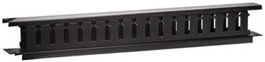 Plastic Horizontal Cable Manager - 2 Inch Depth