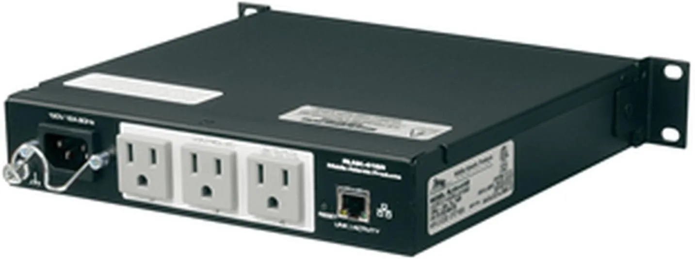 Middle Atlantic RLNK-415R, 15A 4 Outlet IP Controlled Half Rack AC Power Module