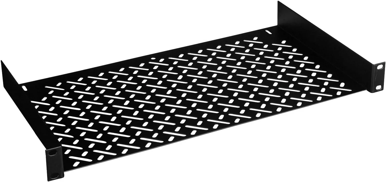 Middle Atlantic UTR1 - Rack Shelf - Black Powder Coat - 1U - 19"
