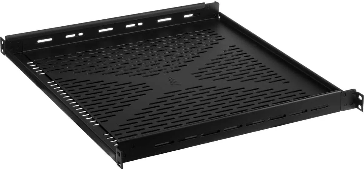 Middle Atlantic VSA-1626 1U Adjustable Telescoping Rack Shelf, 16-26" Depth, Black