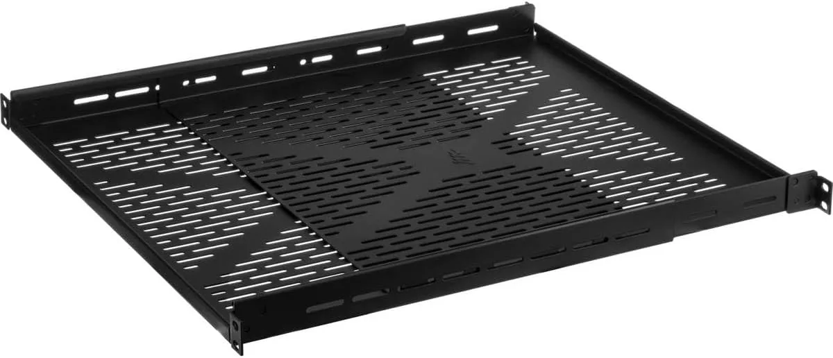 Middle Atlantic VSA-1626 1U Adjustable Telescoping Rack Shelf, 16-26" Depth, Black
