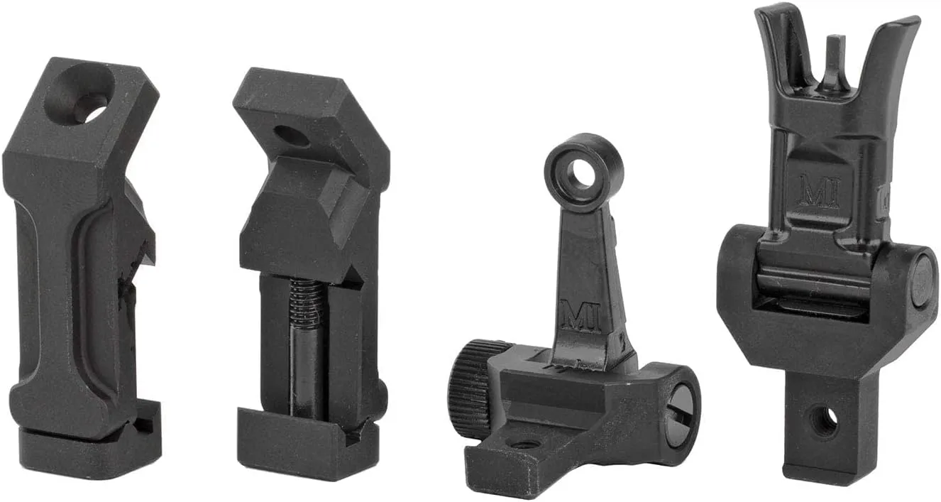 Midwest Combat Rifle 45° Offset Front & Rear Sight Set