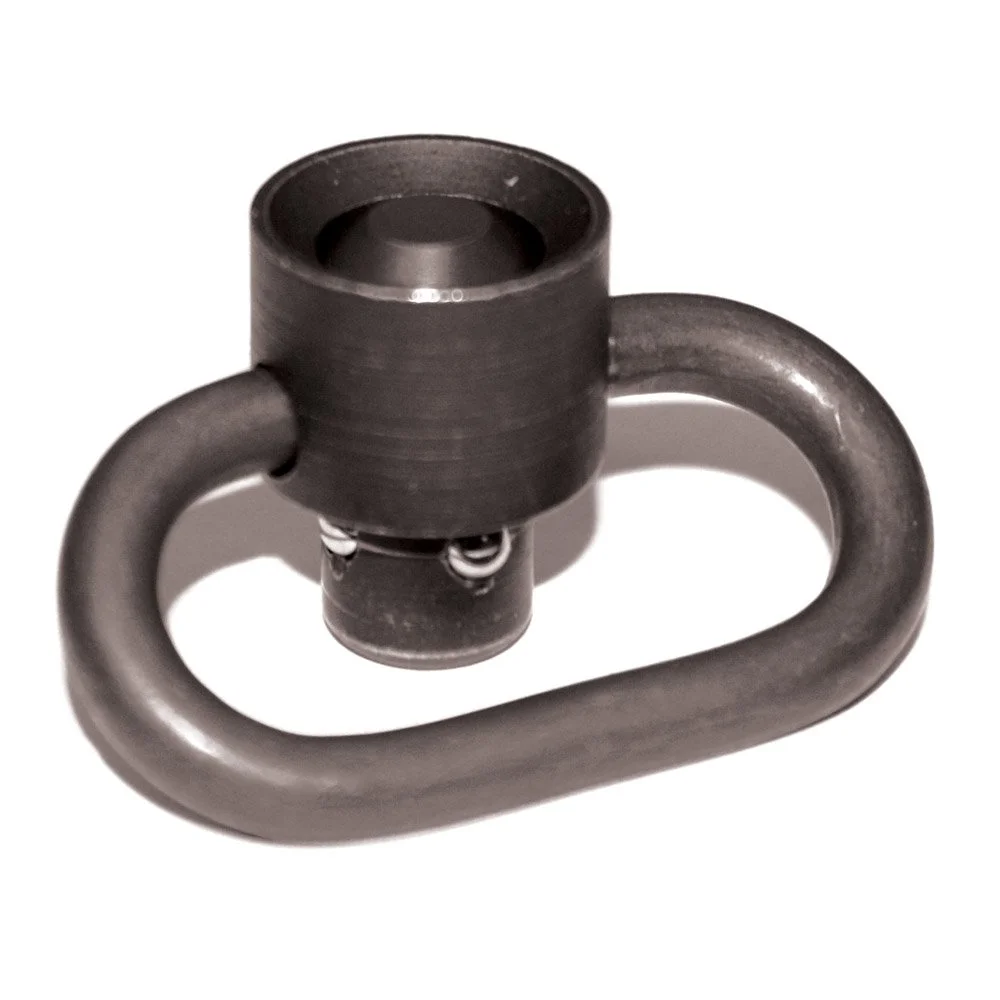 Midwest Gloves Industries Quick Detach Sling Swivel Heavy Duty Flush Push Button , Black