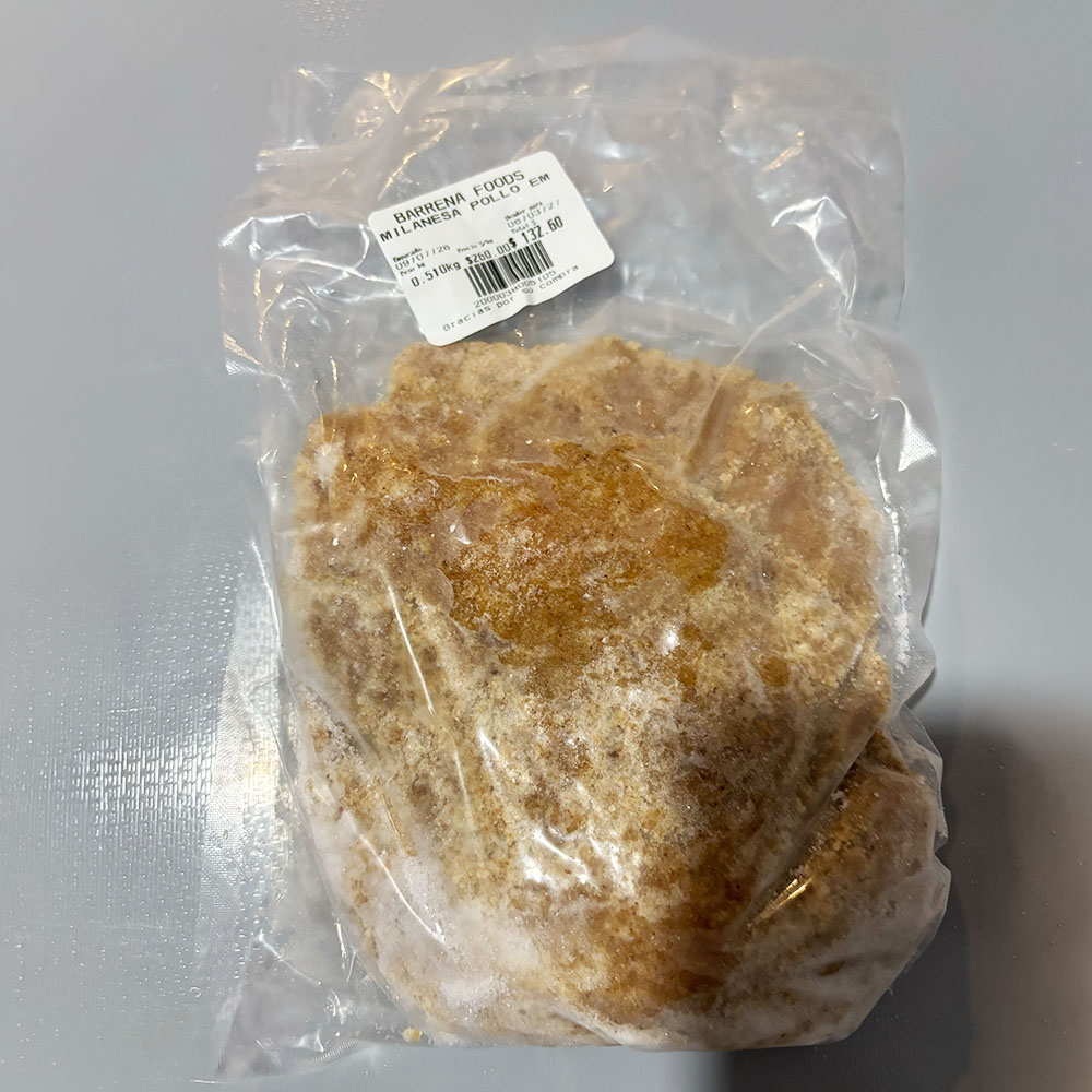 Milanesa de Pollo Empanizado 500 grs