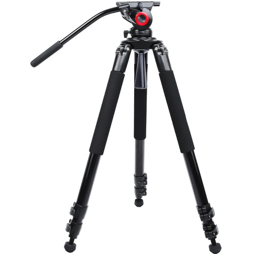 Miliboo MTT701B Portable Tripod Kit with Fluid Head (Carbon Fiber)