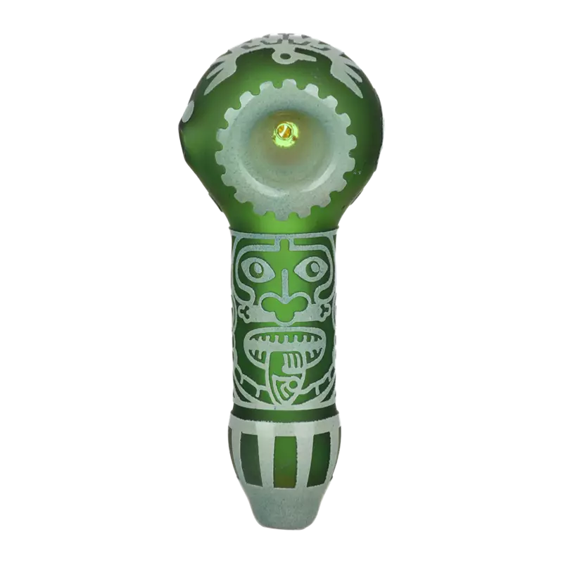 Milkyway Maya Face Clear Hand Pipe Milkyway Maya Face Clear Hand Pipe