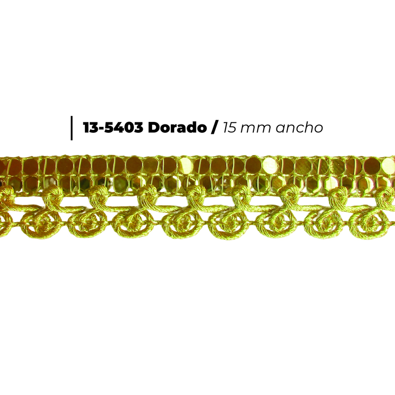Millaré Referencia 13-5403 Dorado Rollo x 25 yardas