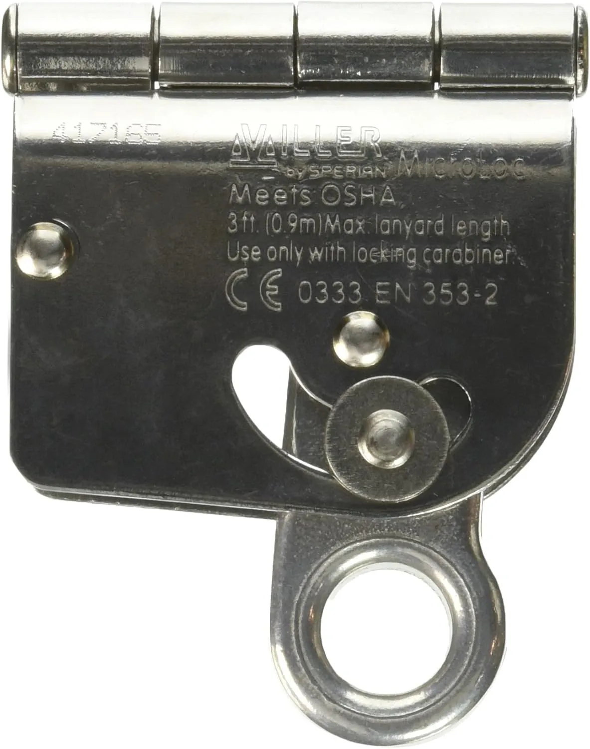 Miller by Honeywell by 8173/U MicroLoc Trailing Wire Rope Grabs for 5/8-Inch Wire Rope, Universal