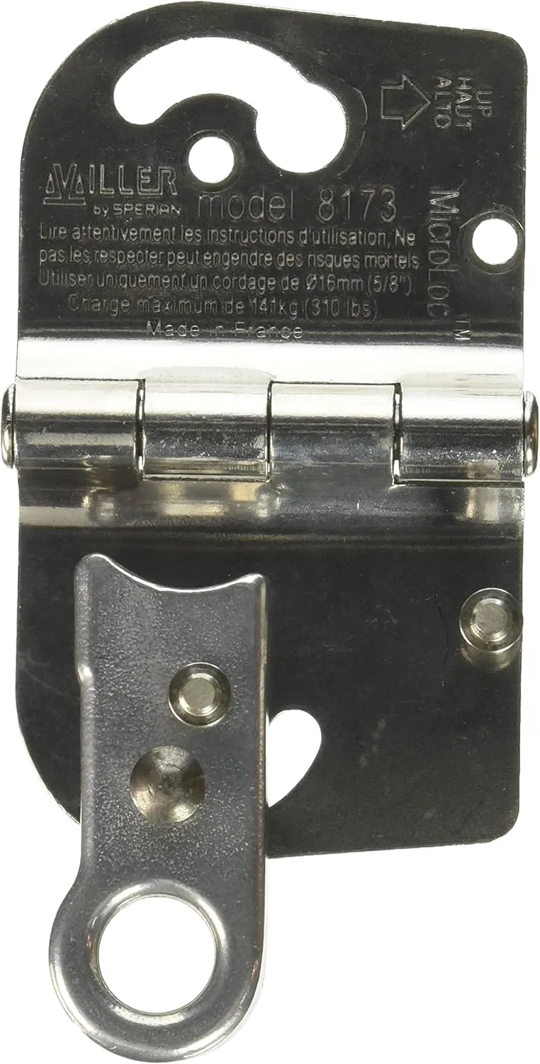 Miller by Honeywell by 8173/U MicroLoc Trailing Wire Rope Grabs for 5/8-Inch Wire Rope, Universal