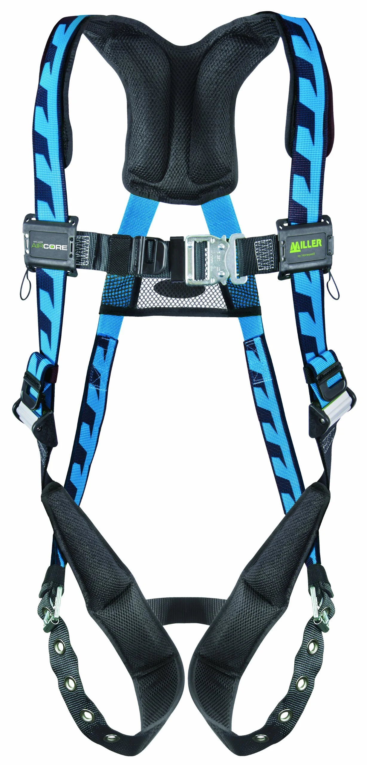 Miller by Honeywell Titan by AC-TB/UBL AirCore Full Body Harness, Large/X-Large, Blue