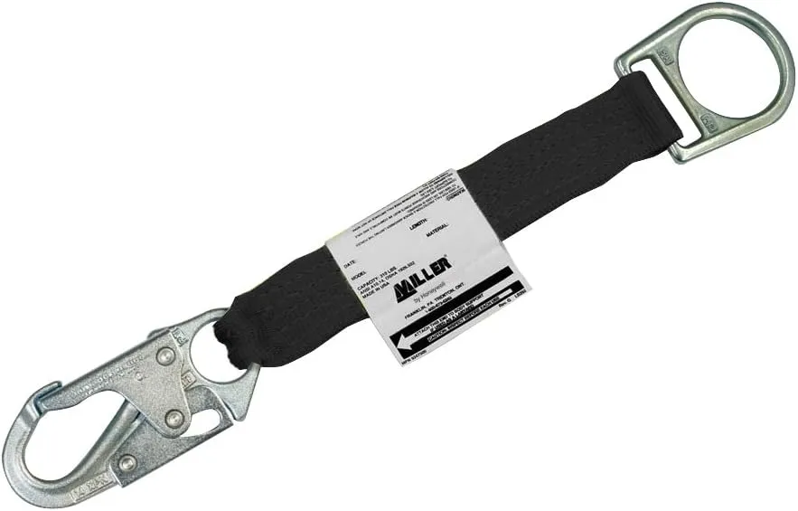 Miller Honeywell Safety Products by 8928-Z7/18INBK Ansi Z7 D-Ring Extension with Snap