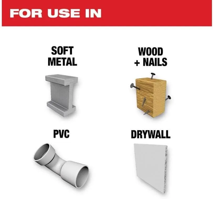 Milwaukee 2-1/2 in Titanium-Enhanced Bi-Metal Oscillating Blade, Open-LOK 3PK