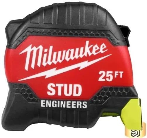 Milwaukee Electric 25FT STUD Tape Measure with Engineer’s Scale