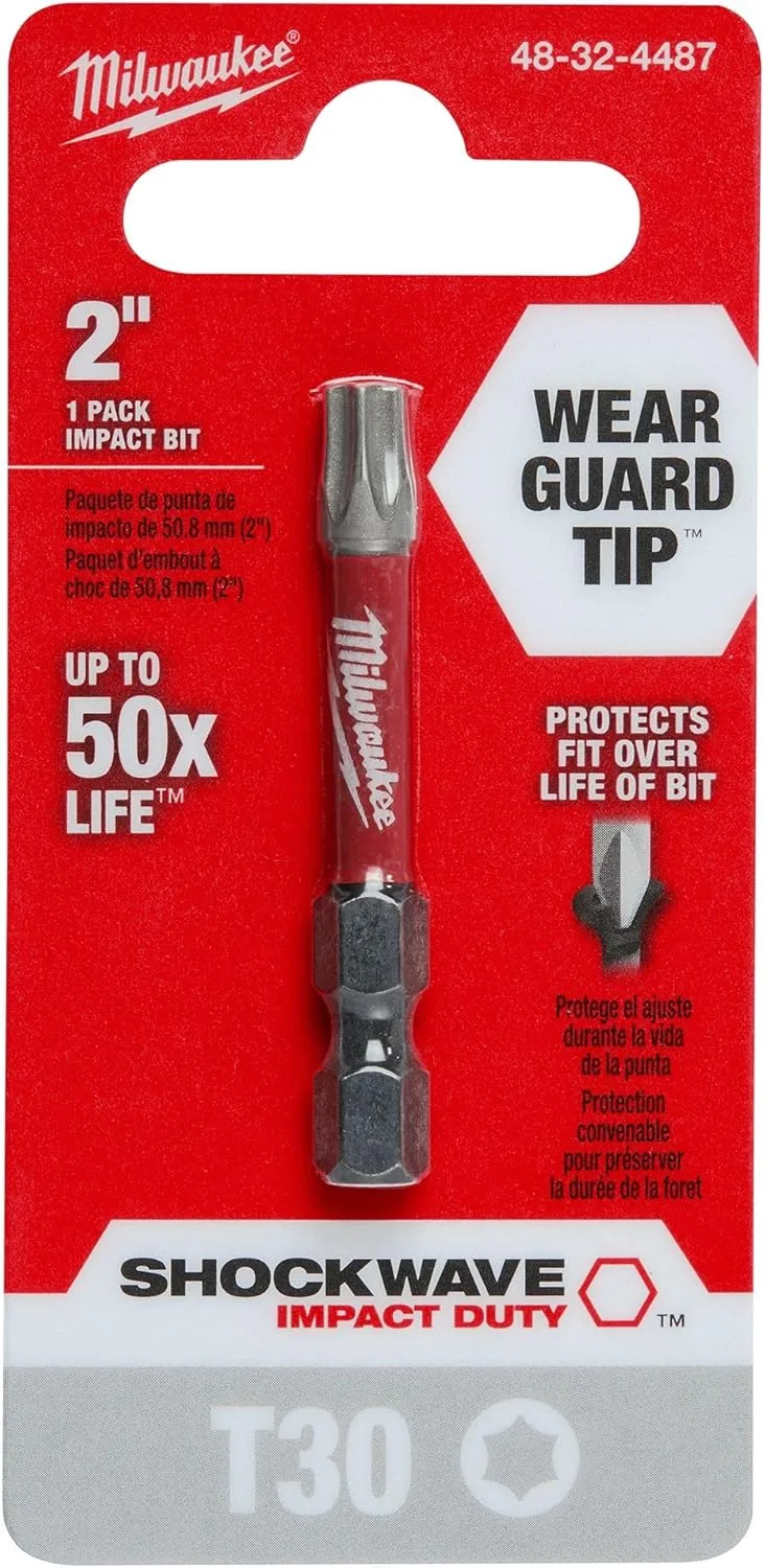 MILWAUKEE ELEC TOOL 48-32-4487 2" T30 Torx Power Bit