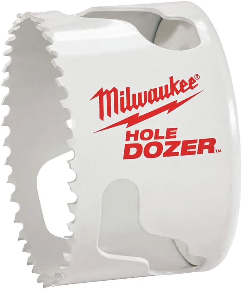 Milwaukee Hole Dozer Hole Saw, Bi-Metal, 3-5/8 in