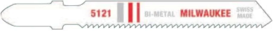 Milwaukee 3 in. 18 TPI Bi-Metal T-Shank Jigsaw Blades, 5-Pack