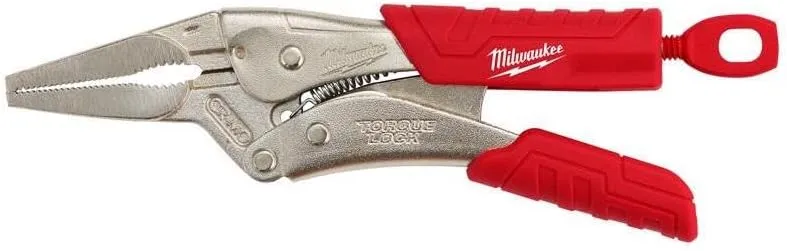 Milwaukee 48-22-3406 Long Nose Locking Pliers with Grip 6-inch
