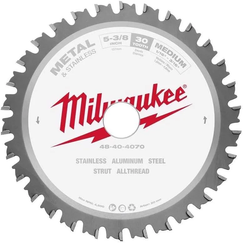 Circular Saw Blade, 5-3/8 in., 30 Teeth
