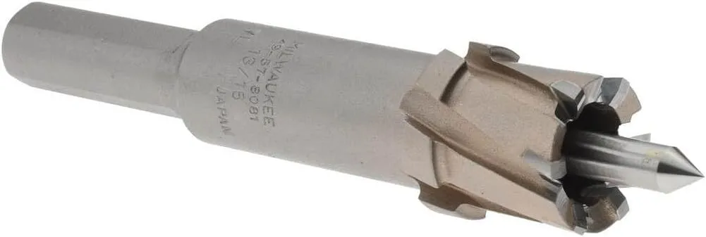 Annular Cutter: 13/16 in Dia, 1/2 in Depth of Cut, Carbide Tipped