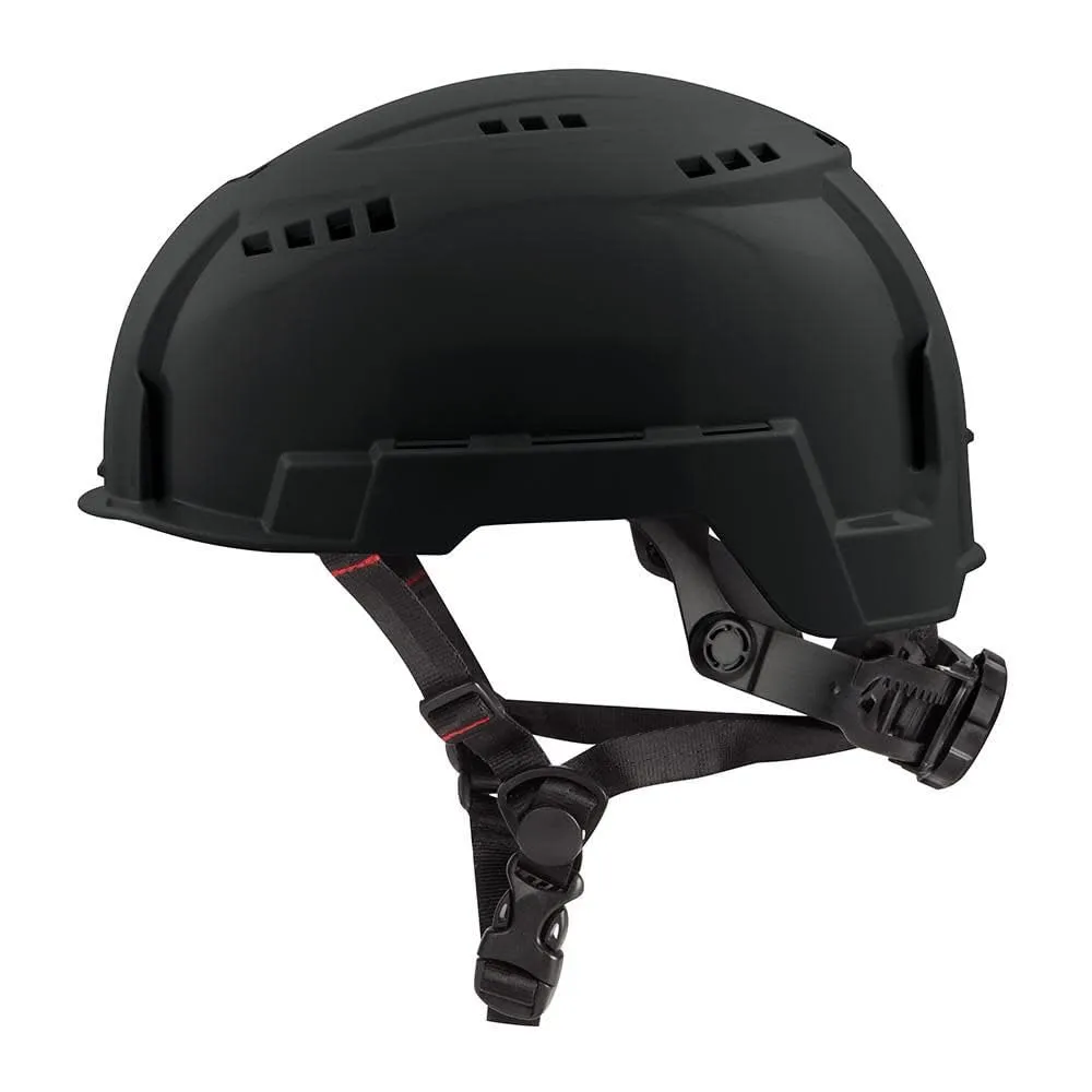Milwaukee Black Vented Safety Helmet - Type 2 Class C