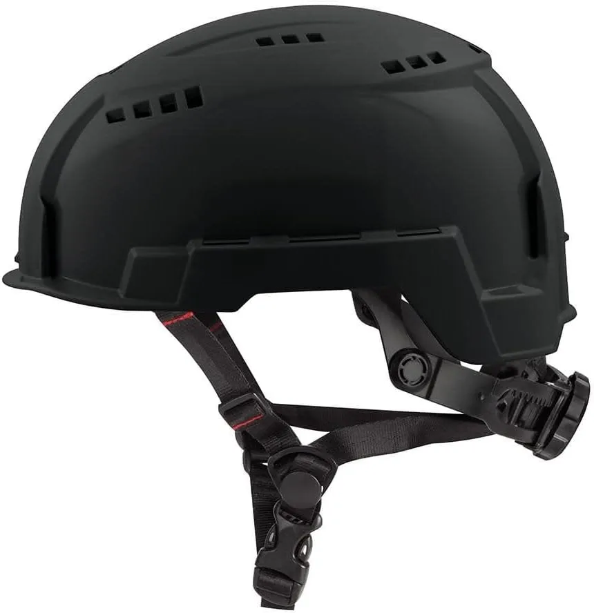 Milwaukee Black Vented Safety Helmet - Type 2 Class C
