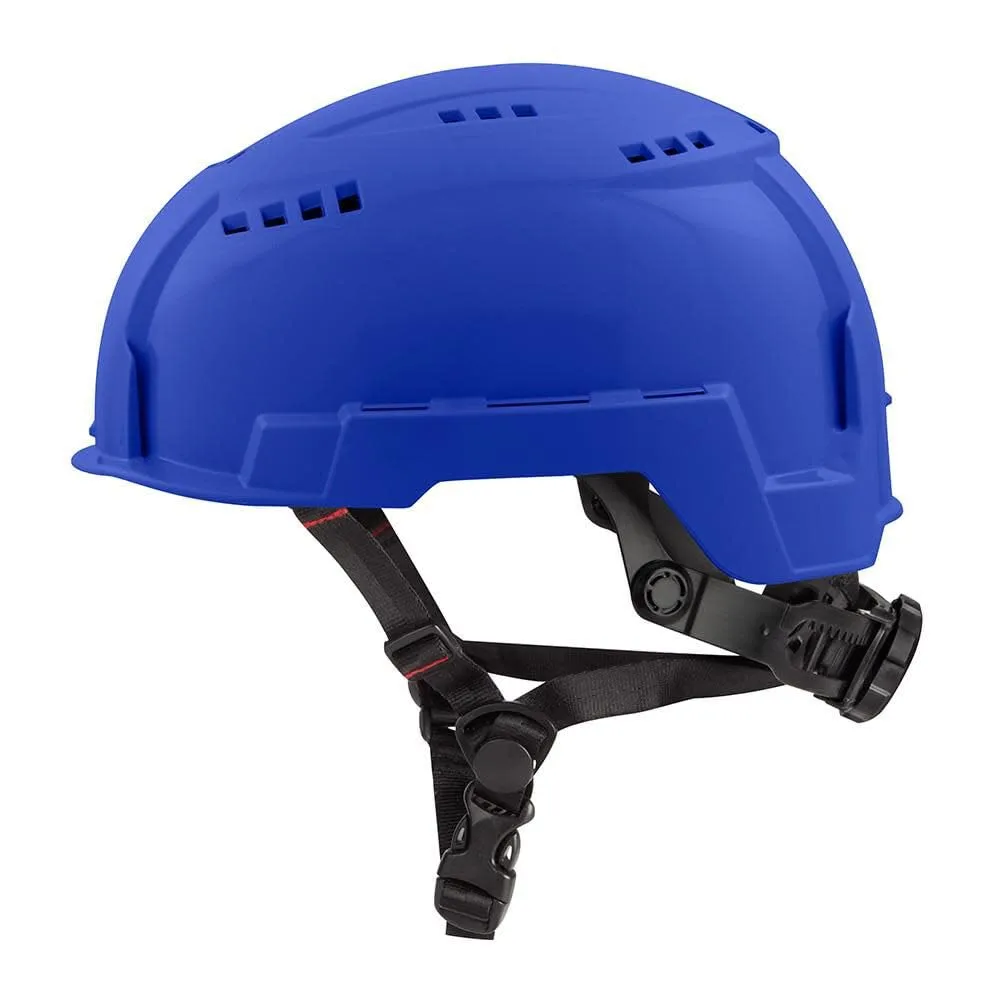 Milwaukee Electric - Blue Vented Safety Helmet - Type 2 Class C