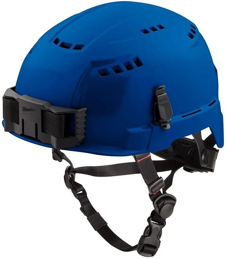 Milwaukee Electric - Blue Vented Safety Helmet - Type 2 Class C
