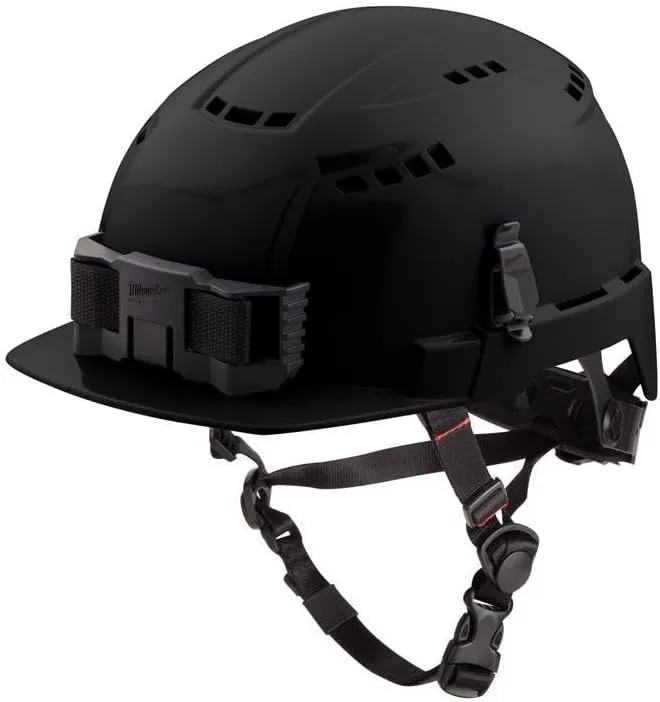 Milwaukee Bolt Ratchet Type II Class C Safety Helmet Black Vented