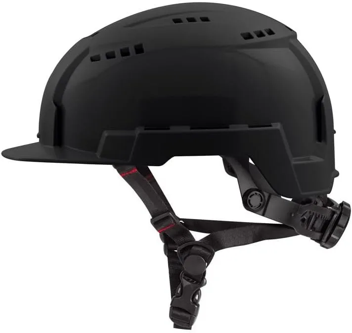 Milwaukee Bolt Ratchet Type II Class C Safety Helmet Black Vented