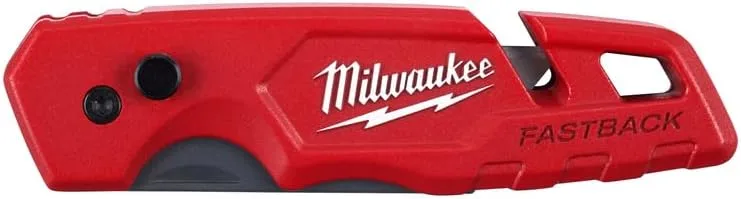 Milwaukee 48-22-1901 Fastback Press and Flip Utility Knife with Belt Clip and Onboard Wire Stripping