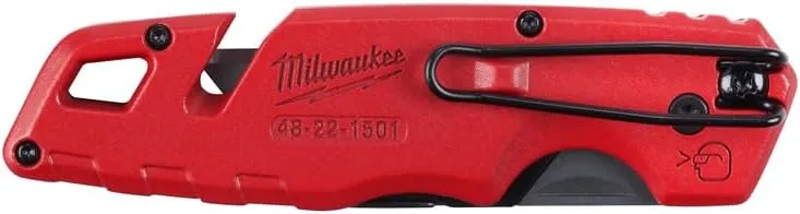 Milwaukee 48-22-1901 Fastback Press and Flip Utility Knife with Belt Clip and Onboard Wire Stripping