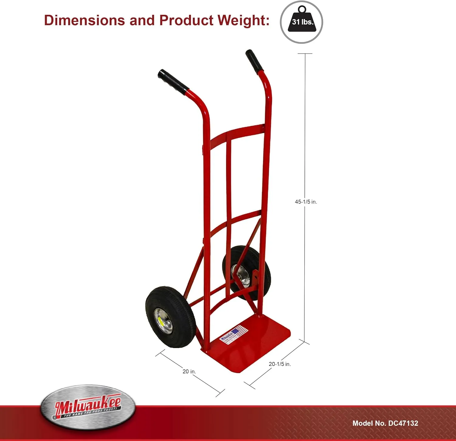 Milwaukee Hand Trucks 47132