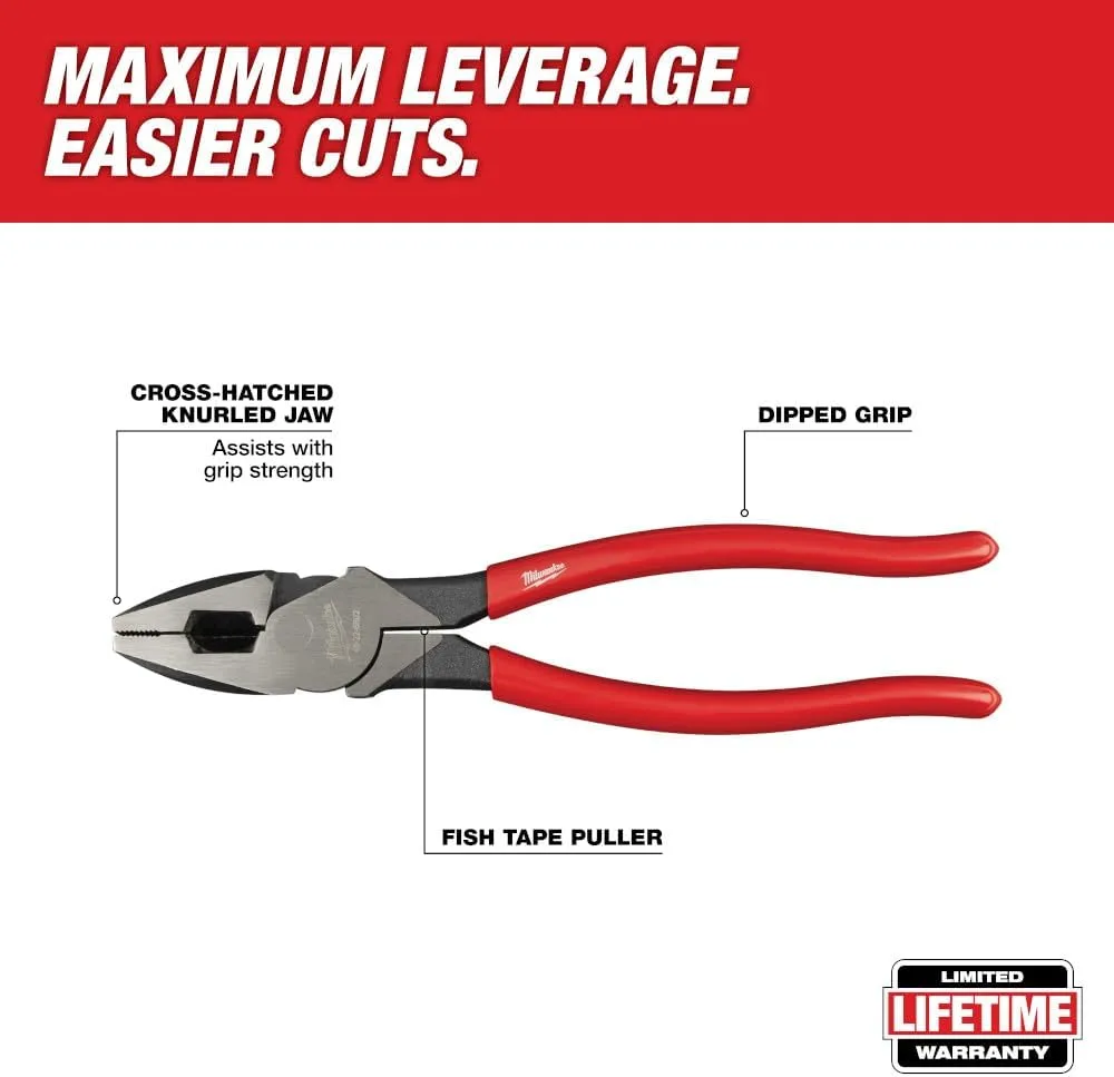 HIGH LEVERAGE LINESMAN'S PLIERS