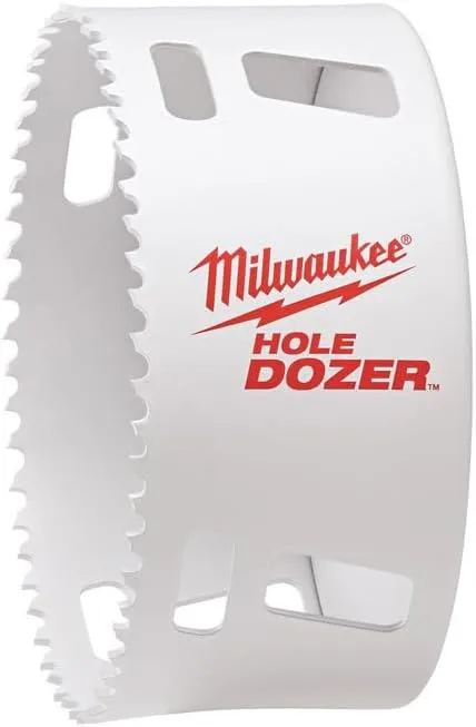 Hole Dozer Hole Saw, Bi-Metal, 4-1/8 in