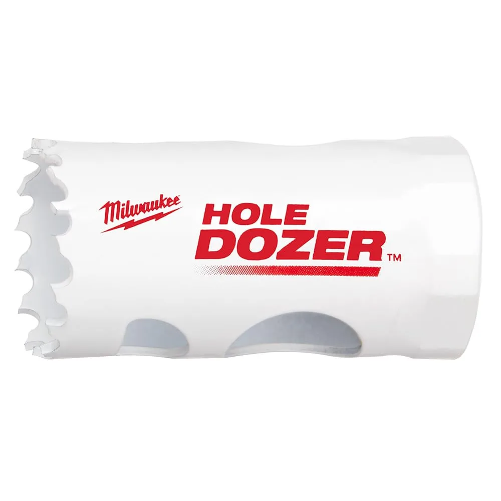 Hole Dozer Hole Saw, Bi-Metal, 1-1/8 In