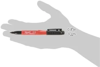 Milwaukee 48-22-3100 Inkzall Jobsite Fine Point Black Permanent Marker 12 Pack