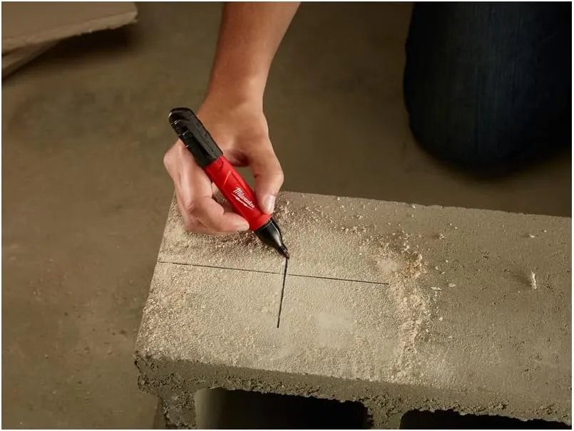 Milwaukee 48-22-3102 Inkzall Point Marker, Medium, Black, 2-Pack