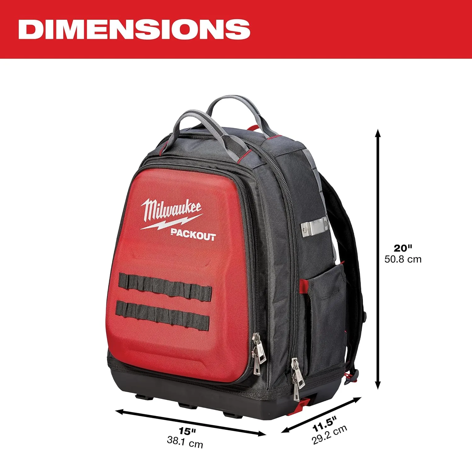Milwaukee Backpack JOBSITE 48 Pckts 15IN 48-22-8301