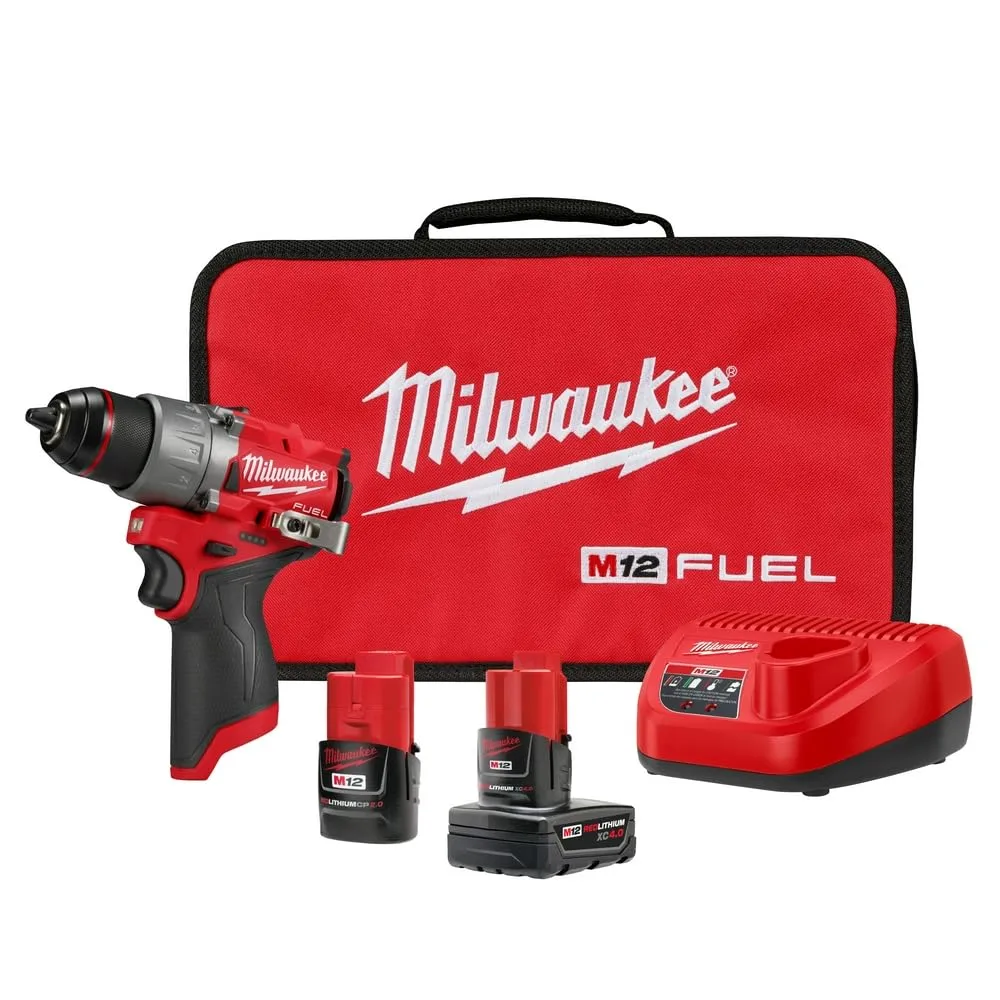 Milwaukee Electric Tool M12 Fuel 1/2" Drill Driver Kit