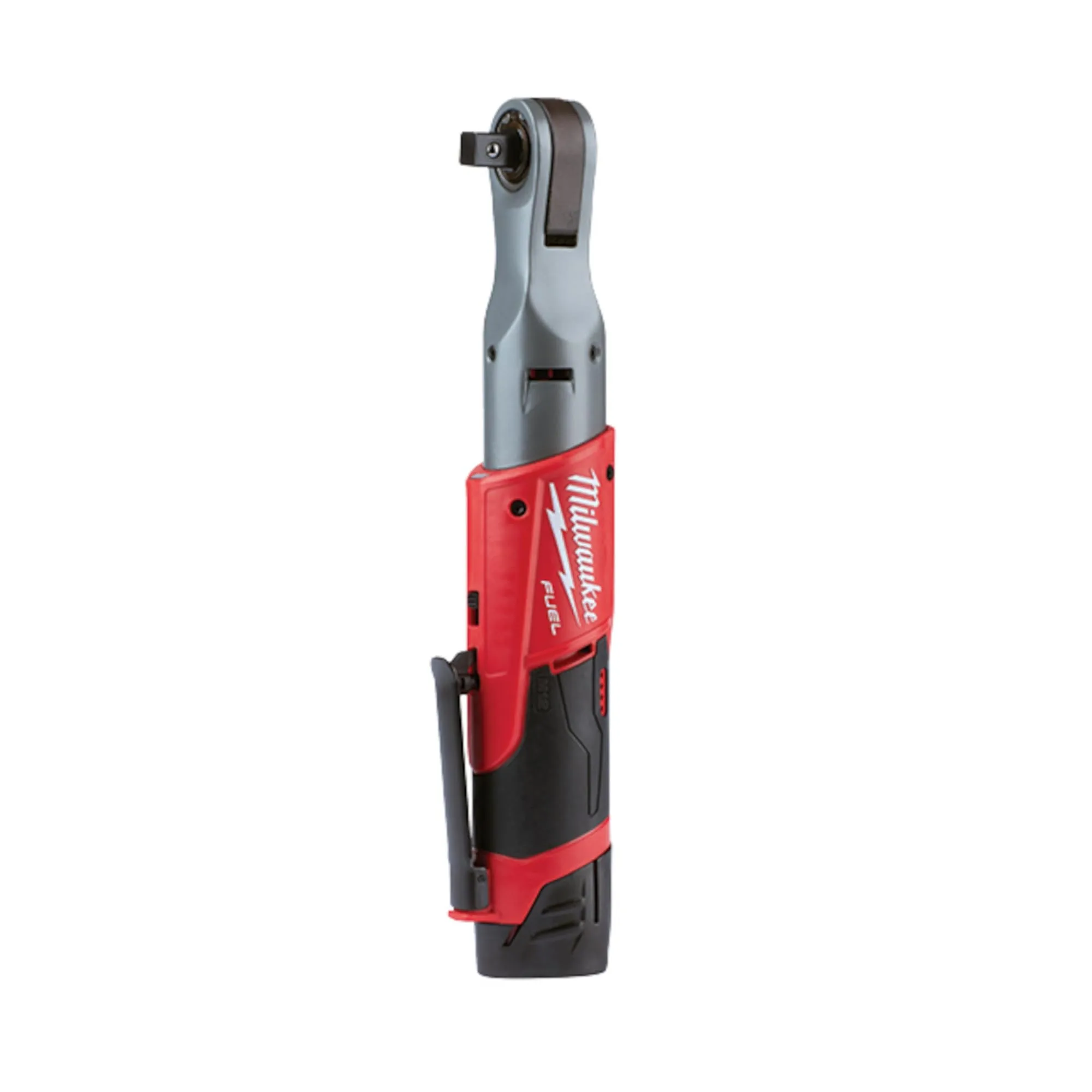 Milwaukee M12 FUEL 1/2" Ratchet with 2 Batteries and Charger Kit 2558-22