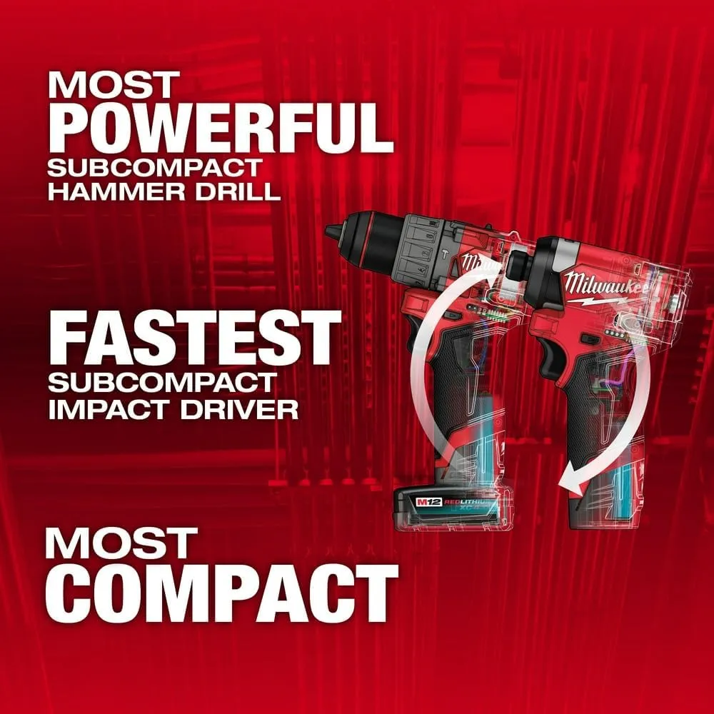 Milwaukee Electric - M12 Fuel. 2-Tool Combo KIT
