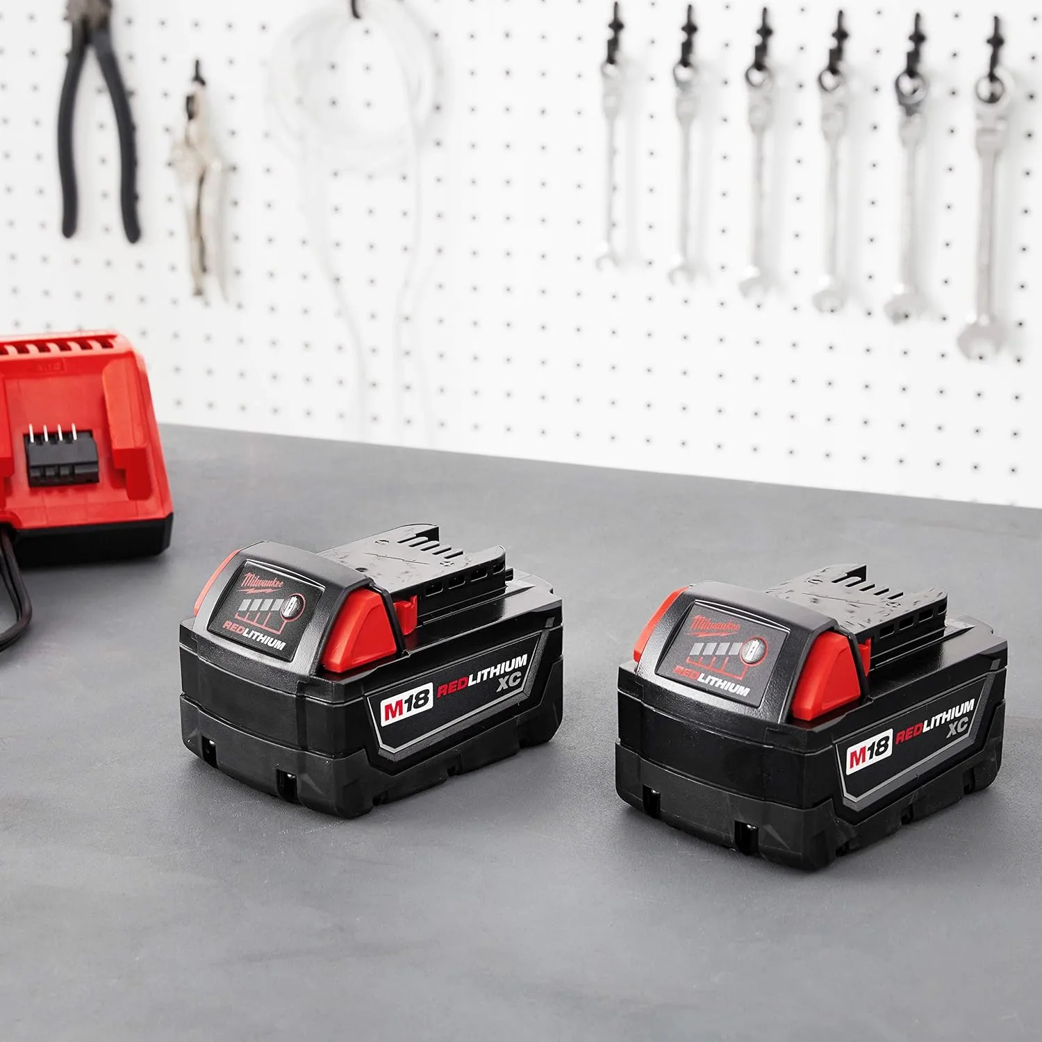 Milwaukee 48-11-1822 Dual M18 Genuine OEM 3 Amp Hour 18V Lithium Ion XC Extended Capacity Battery with Redlink Intelligence