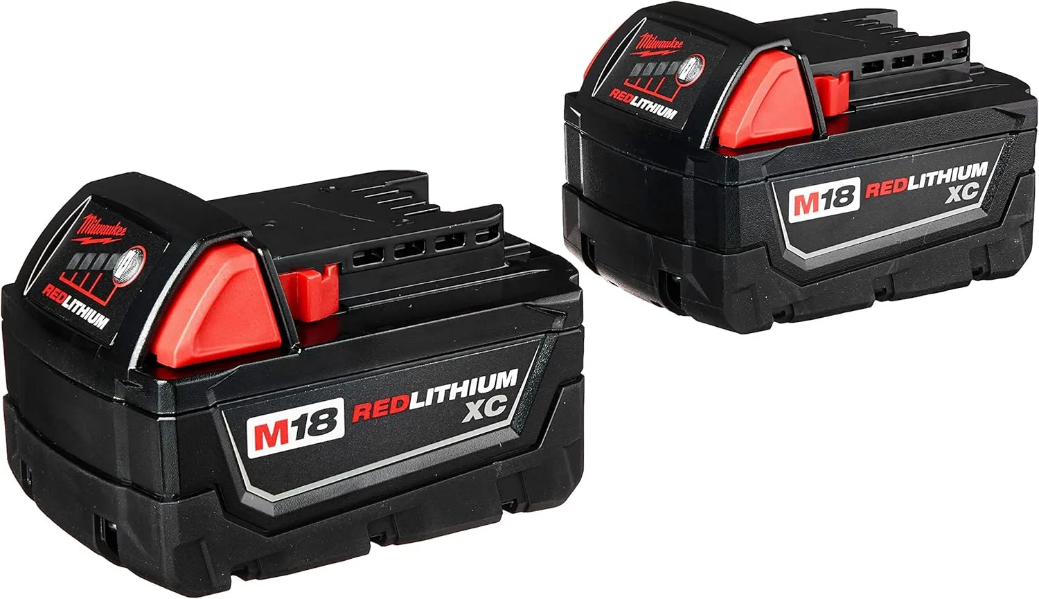 Milwaukee 48-11-1822 Dual M18 Genuine OEM 3 Amp Hour 18V Lithium Ion XC Extended Capacity Battery with Redlink Intelligence